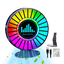 Luz RGB Recargable con Control de Sonido y Fragancia