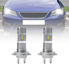 Kit LED H7 NSLUMO para Faros Seat Ibiza y León - 6500K Blanco