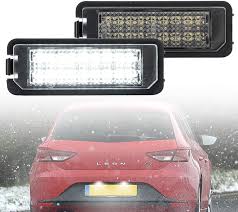 Luces LED para Matrícula NSLUMO - Compatibles con Seat Leon Mk2