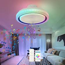 Ventilador de Techo LED RGB con Luz