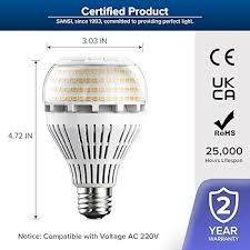 Bombillas LED E27 27W 3000K - Luz Cálida