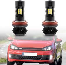 Bombillas LED Antiniebla H11/H8 para VW Golf - Blanco Brillante