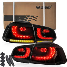 Luces Traseras Ahumadas VLAND para Golf 6 (2008-2013) con Señal de Giro