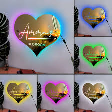 Espejo Personalizado con Luz LED y Neón