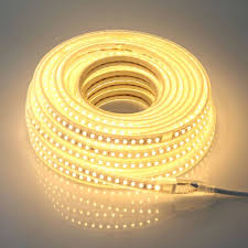 Tira LED 15m 220V 120 LEDs/m IP67 Blanco Cálido 3000K