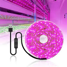 Luces LED para Plantas: Tiras de Crecimiento USB Espectro Completo