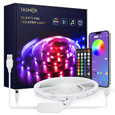 TASMOR Tiras LED RGB 10M con Control Remoto