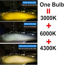Bombillas LED 3000K/6000K para Faros Delanteros - 60W 16000Lm