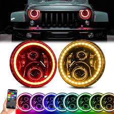 YEEGO DIRECT Faro de Trabajo LED RGB 7''