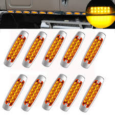 GSRECY 10 Pcs: Luces LED Laterales para Señalización