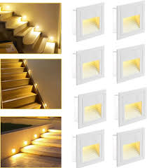 SUBOSI - Luz LED de Escalera en Aluminio 230V