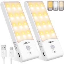 TNMOO Luz de Armario con Sensor de Movimiento - 2 Pcs