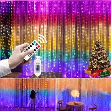 Cortina de Luces LED RGB con 8 Modos