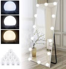 Espejo Maquillaje LED Hollywood con 14 Bombillas Akynite
