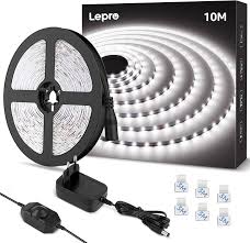 Lepro Tira LED 10M Fría 6000K para Habitación