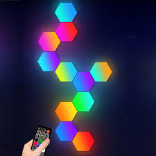 Paneles LED Hexagonales RGB Sincronizados con Música
