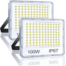 Focos LED Exterior YIQIBRO 100W - 2 Piezas