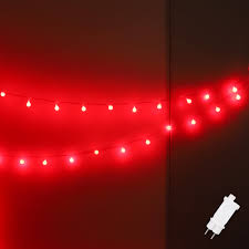 Guirnalda LED Roja de 100 Bombillas - 10 Metros