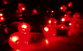 Luces LED Rojas de Perlas - 100 para Interiores y Exteriores