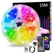 Tira LED de 15m RGB Bluetooth para Habitaciones