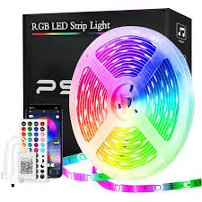 Fácil Control de Iluminación: Tira LED RGB Bluetooth 15M