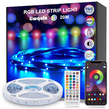 Tira LED RGB 20m con Control Remoto y Bluetooth
