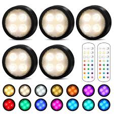Luces LED Adhesivas con Control Remoto para Armarios y Cocinas