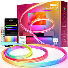 Beaeet Tira LED Neón RGB de 3 Metros con Control