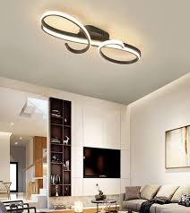 Lámpara de Techo LED Moderna Regulable con Control Remoto