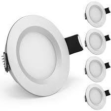 Focos LED Interior Techo 12V - 4X Ojos de Buey 3W