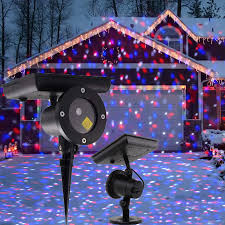 Proyector Solar de Luces Navideñas IP64 para Exteriores