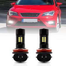 Faros Antiniebla LED H8 CANBUS para SEAT León Mk3 5F