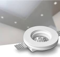 KingLed - Aplique de Pared en Yeso Cerámico para Techos Falsos
