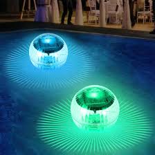 Iluminación Flotante Solar LED para Piscinas - 2 Piezas
