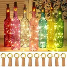 Set de 15 Luces LED para Botellas de Vino con Pilas