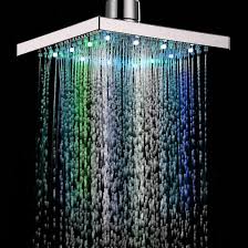 Alcachofa de Ducha LED 8'' Giratoria y Romántica