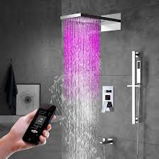 Cascada Ducha LED Musical de 22” - Montaje en Pared