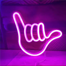 Luces de Neón LED en Forma de Mano