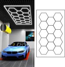 Luces LED Hexagonales para Garaje