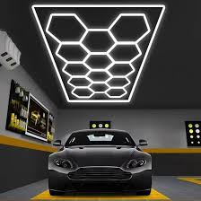 EnweMahi Luz LED Hexagonal 680W para Garaje