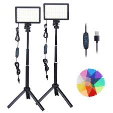 Paquete de 2 Luces LED Regulables 10000 K para Fotografía