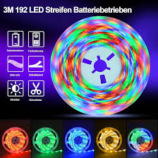 ZAIYW Tira LED 3m con Pilas - Retroiluminación Perfecta
