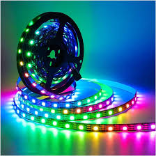 Tira LED RGB Tesfish 5V WS2812B - 5 Metros